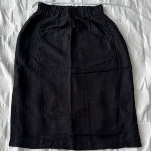 Wilfred Black Pencil Skirt